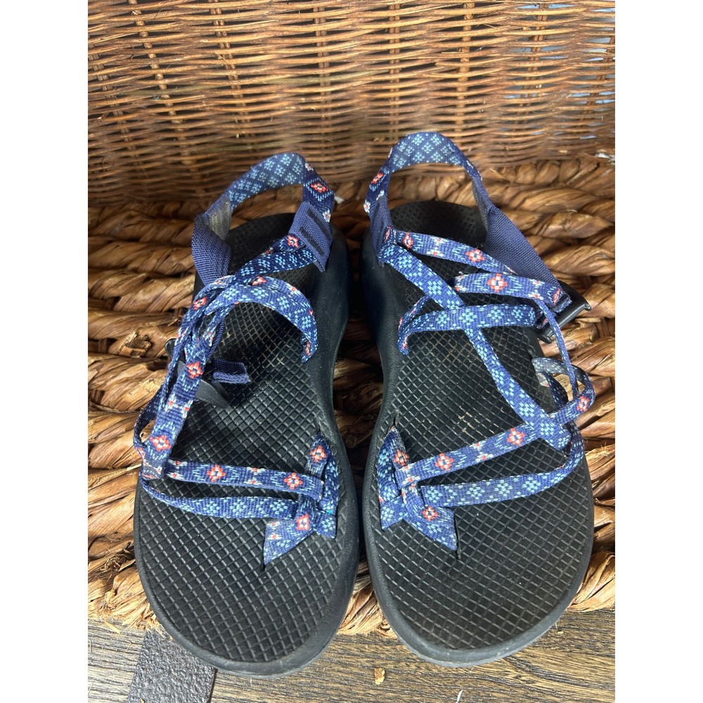 Chaco Women's Blue Patterned Z/Cloud Sandals - Picture 2 of 6